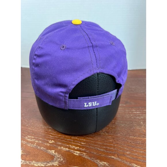 Vintage LSU Purple & Yellow Tiger Adjustable Hat OC Sports X3 - Picture 2 of 4